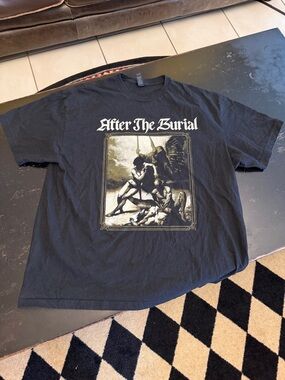After The Burial Black Graphic Short Sleeve Tee 2XL